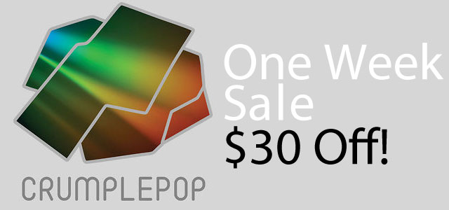 CrumplePop $30 Off Sale