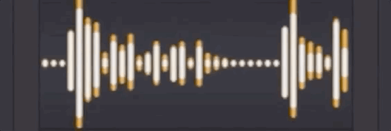 EchoRemover 2's waveform shows where reverb is reduced
