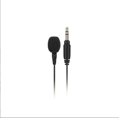 ayex LV-10 Professional Lavalier Microphone with Wind Protection and Clamp  for Universal Use for Interviews, Live Streams, etc.