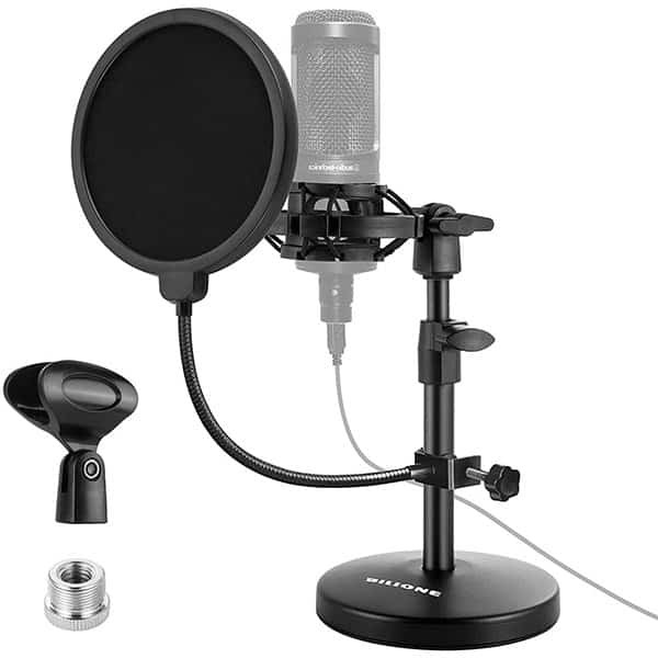 BILIONE Upgraded Desktop Microphone Stand