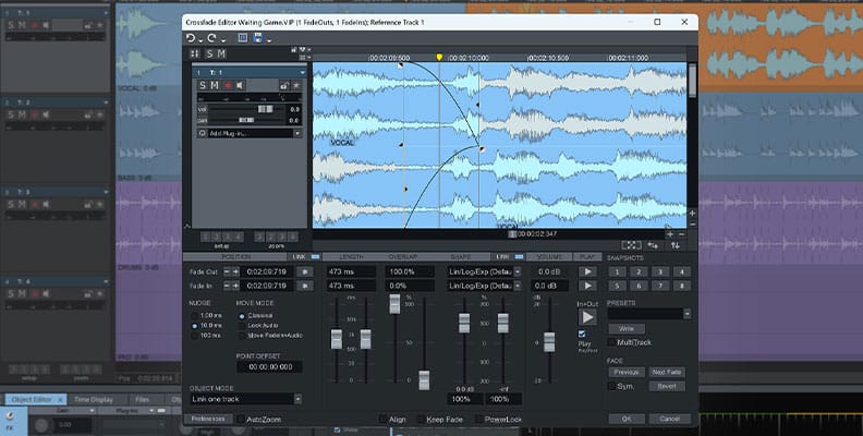 what is crossfade in music